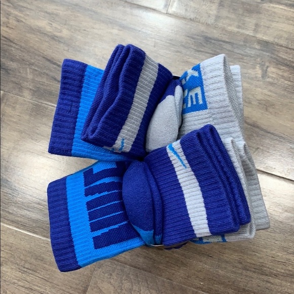 NIKE EVERYDAY CUSHIONED CREW SOCKS YTH 3Y-5Y - Picture 9 of 16